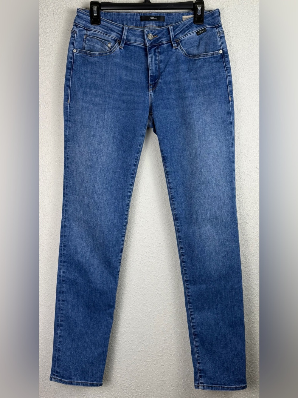Mavi Emma Slim Boyfriend Jeans Women’s 29x32 Stretch Mid Rise Medium Wash Denim